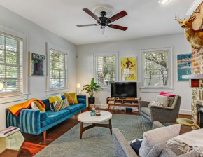 Gorgeous Home Near Forsyth Park, Parking, EV Charger, West Elm Furnishings, Heated Pool Access